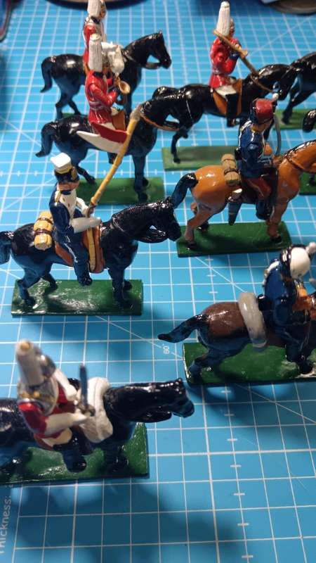Collection of Detailed Lead Hand Painted Figurines/Soldiers