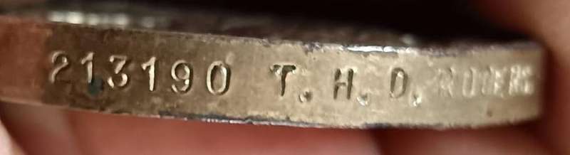 Full Size world War Two Group of 4:21390 T.H.A Rogers
