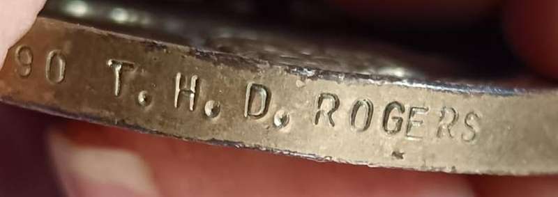 Full Size world War Two Group of 4:21390 T.H.A Rogers