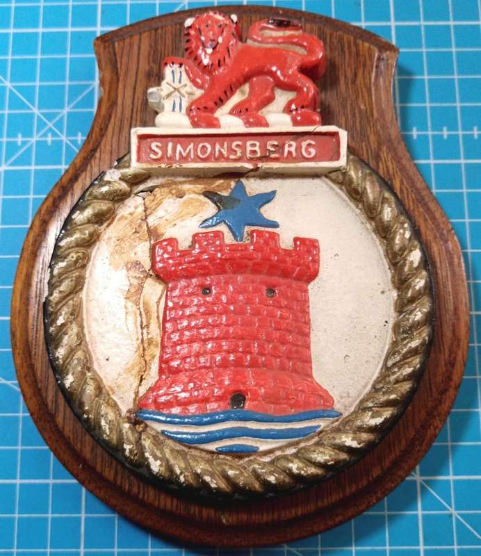 SADF - Navy Commemorative Plaque ( Condition )