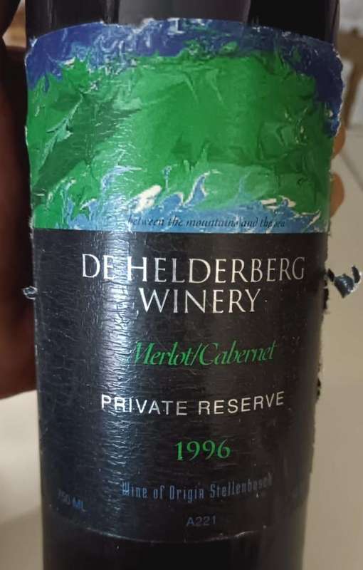 1996 De Helderberg Winery Merlot/Cabernet