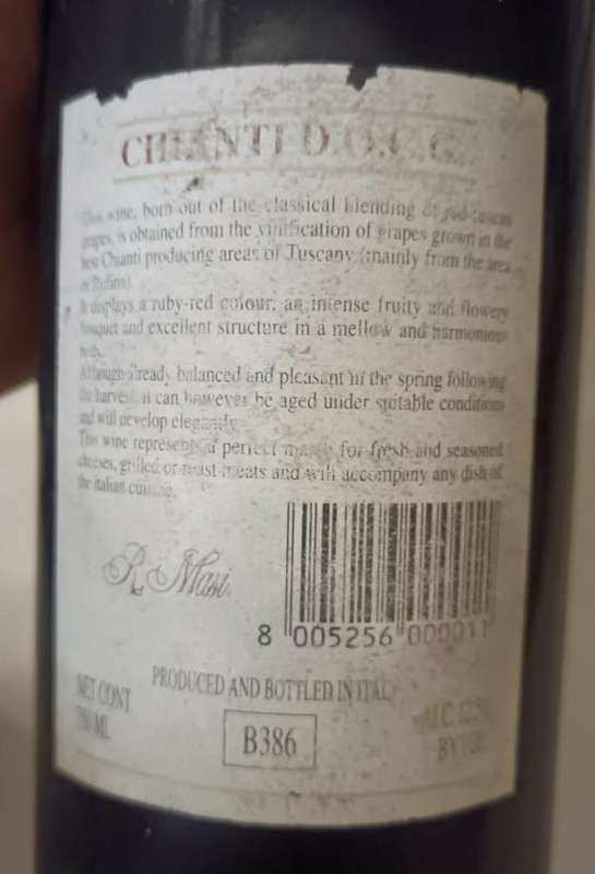 Vintage Red Wine