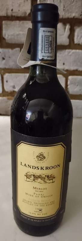 1996 Landskroon Merlot