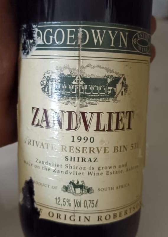 1990 Zandvliet Shiraz