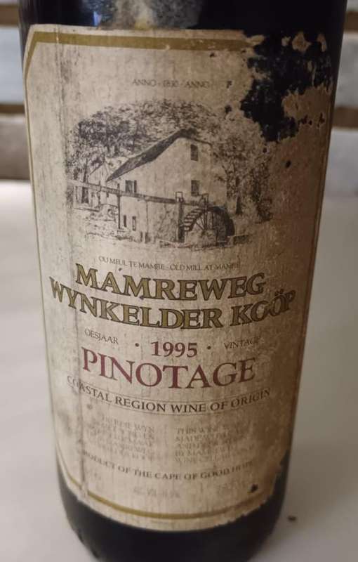 1995 Namreweg Wynkelder Pinotage