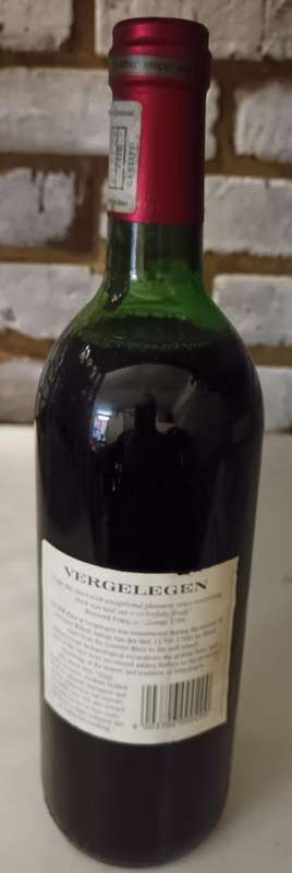 Vintage Vergelegen Red Wine