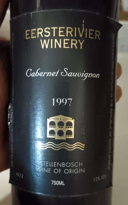 1977 Eersterivier Cabernet Sauvignon