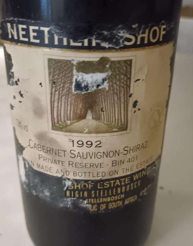 1992 Neethlingshof  Cabarnet Sauvignon - Shiraz