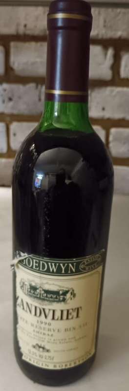 Vintage 1990 Zandvliet Red Wine