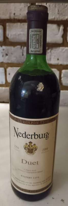 Vintage Nederburg Red Wine