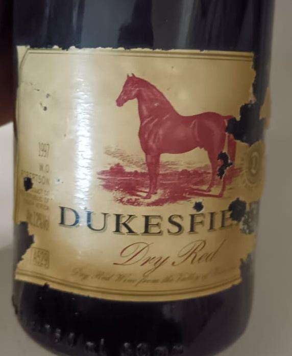 Vintage Dukeshied Dry Red