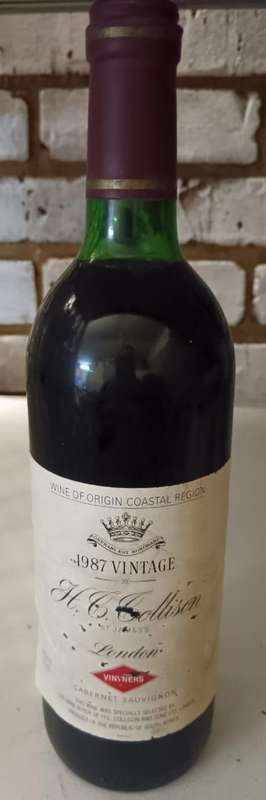 1987 Vintage Red Wine