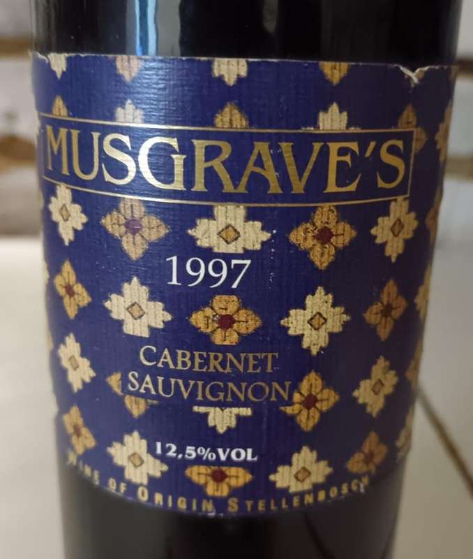 1997 Musgraves Cabarnet Sauvignon
