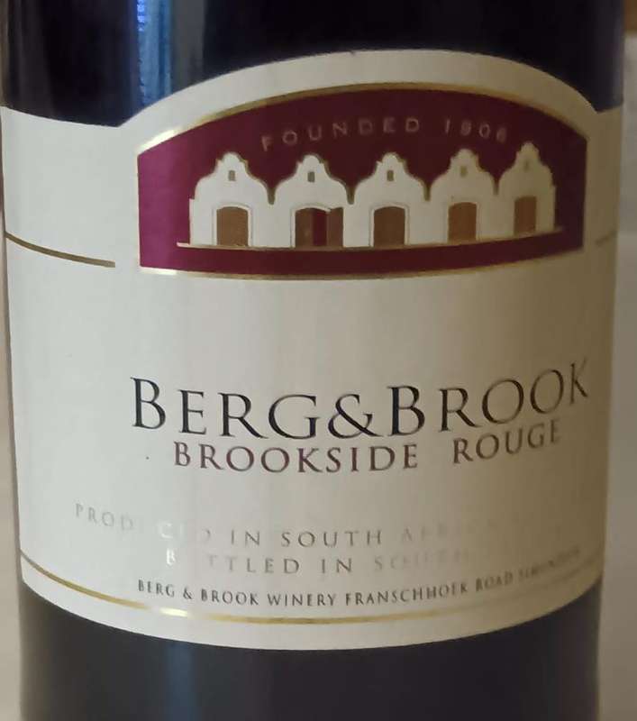 Vintage Berg and Brook Brookside Rouge