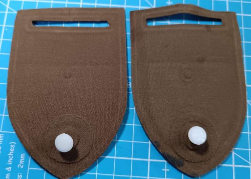 SADF - Cape Regiment Tupper Flash Pair