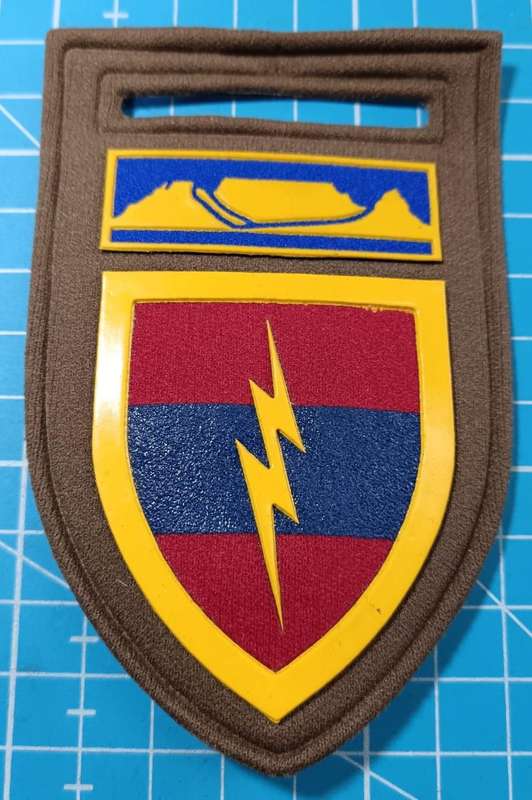 SADF - 8 Engineer Regiment Tupper Flash