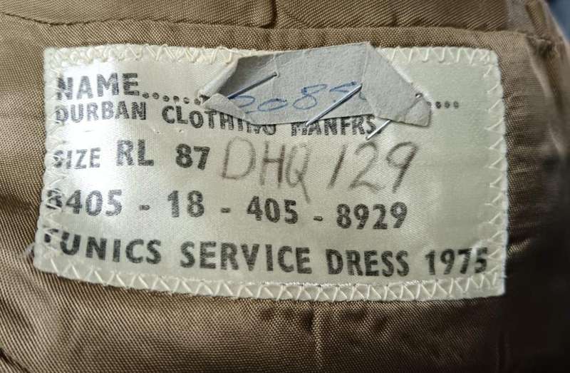 SADF - Complete Step Out Uniform with some Insignia