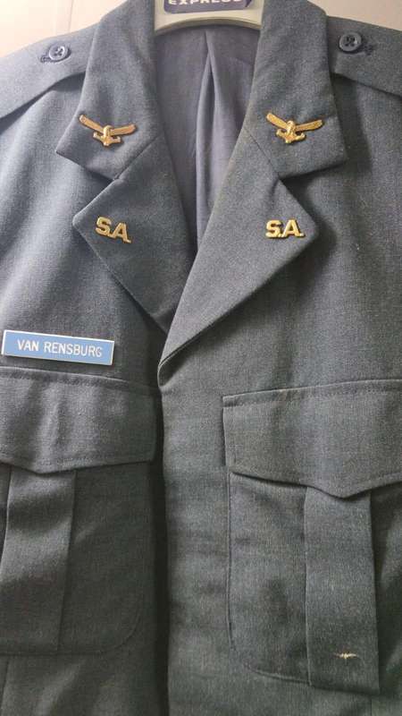 SADF - Air Force Jacket with Insignia ( Top Condition )