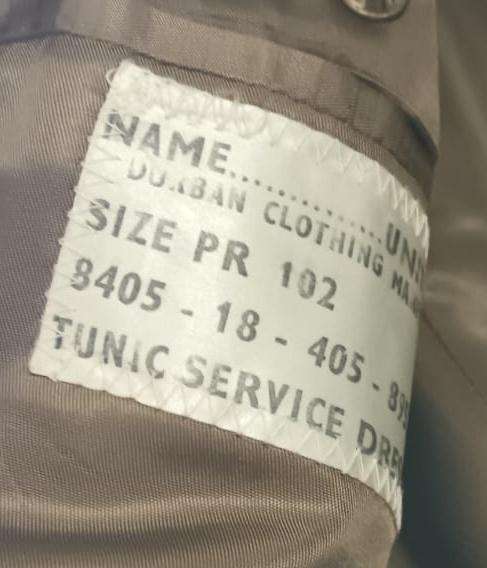 SADF - 4 Artillery Regiment Step Out Tunic with Insignia