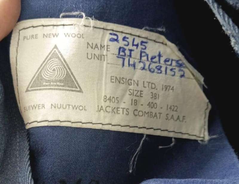 SADF - Air Force Bunny Jacket with Insignia
