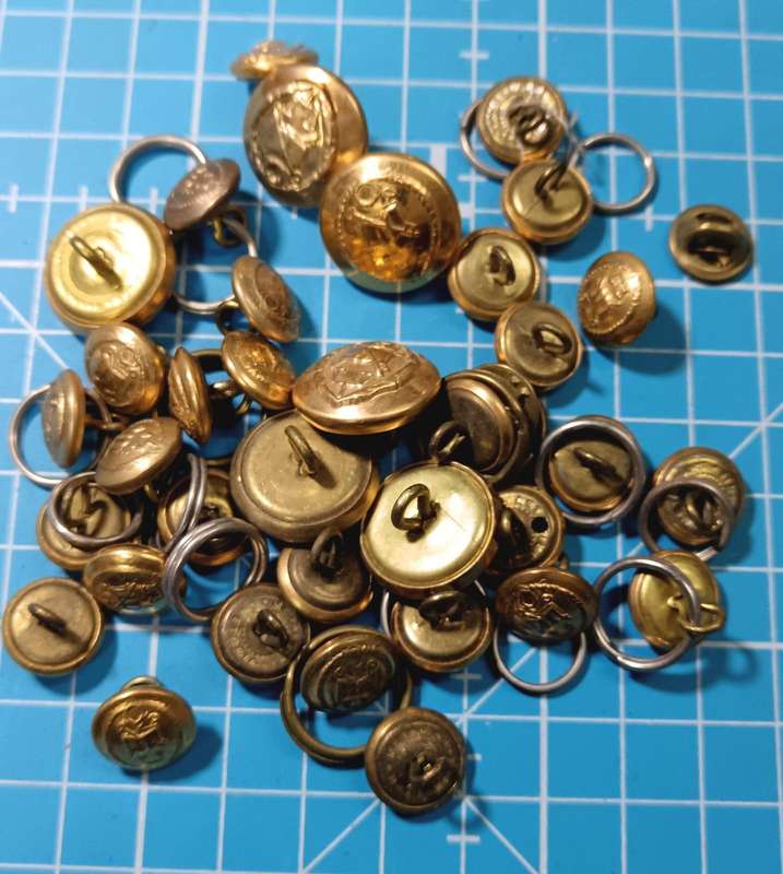 South African Prison Service Step Out Button Lot