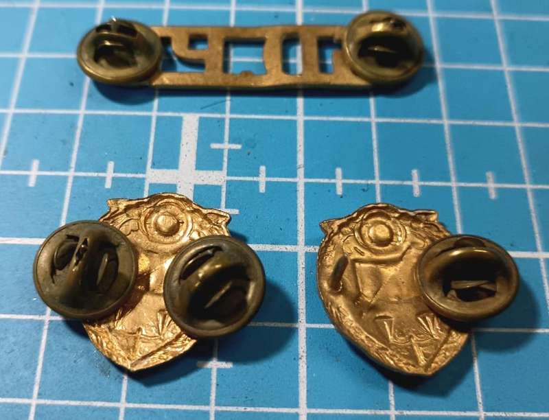 South African Prison Service Collars and Title Badge