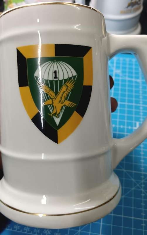 SADF - 1 Parachute Battalion Beer Mug