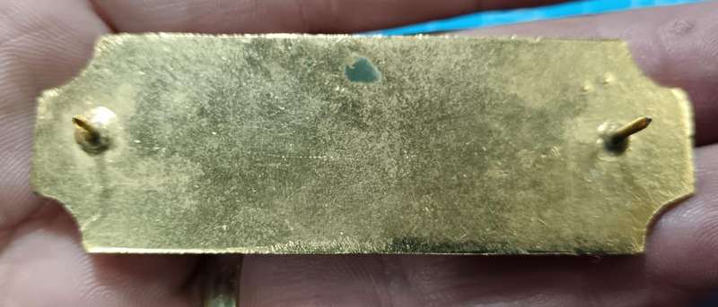 SADF - " Service Shooting " Metal Scroll