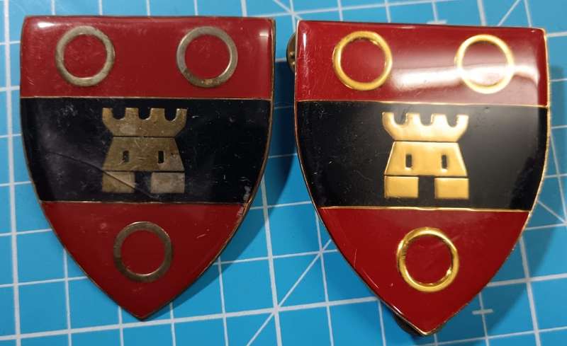 SADF - Stellenbosch Commando Shoulder Flash Pair