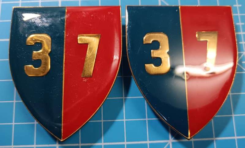 SADF - 37 Field Workshop Shoulder Flash Pair