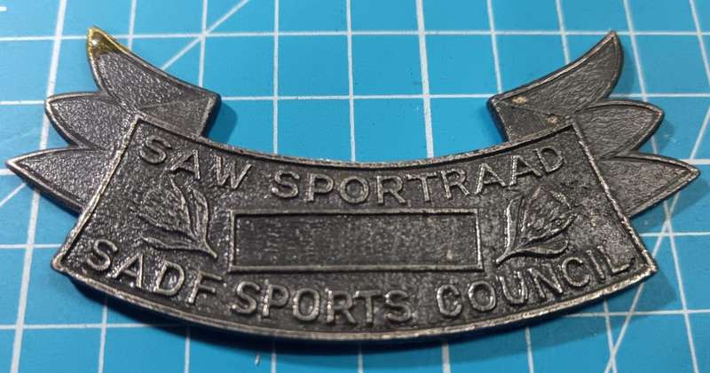 SADF - Sports Council Plaque Crest