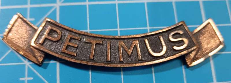SADF - " Petimus" Plaque Crest