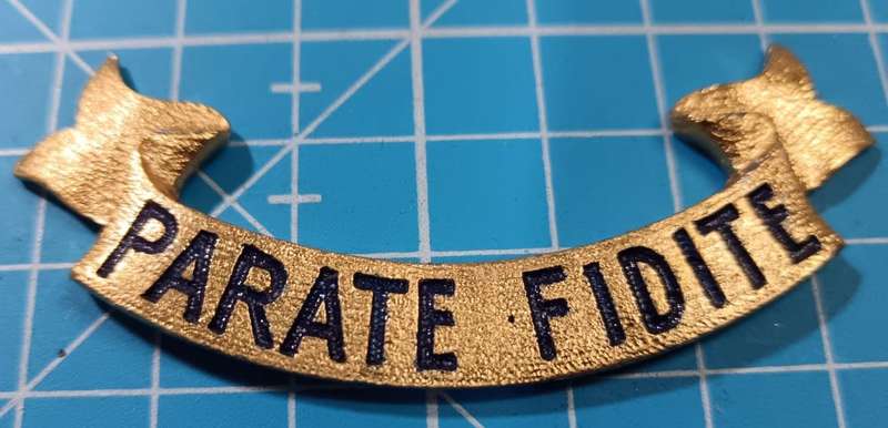 SADF - " Parate Fidite " Plaque Crest