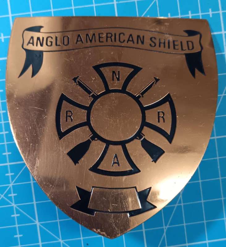 Anglo American Shield Plaque