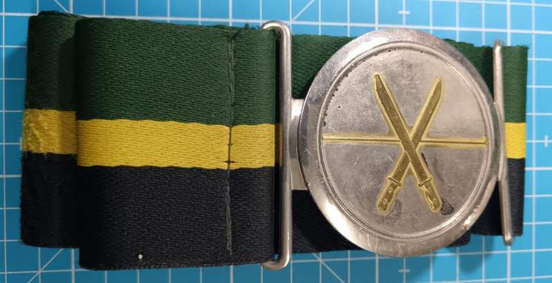 SADF - Infantry School Stable Belt ( Missing Lucite )