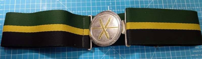 SADF - Infantry School Stable Belt ( Missing Lucite )