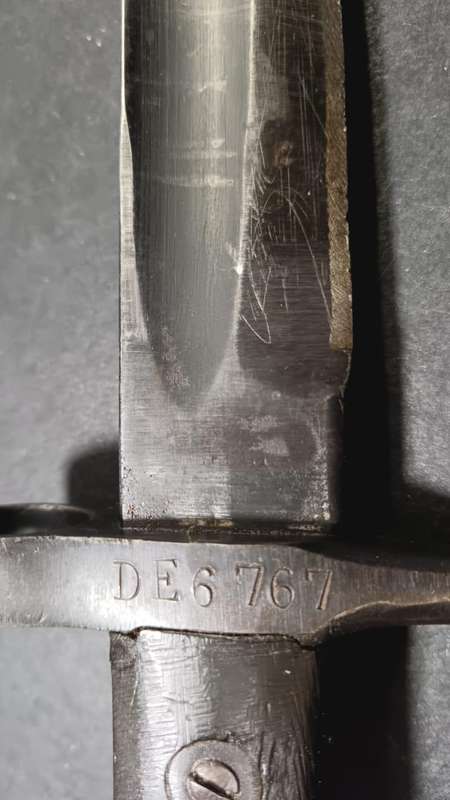 1936 Italian Corpo d`Eritreo Vetterli 1870/87 Askari Bayonet w/ Scabbard
