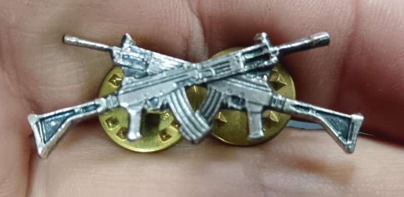 SADF - SWATF Marksman Qualification / Proficiency Badge - Metal