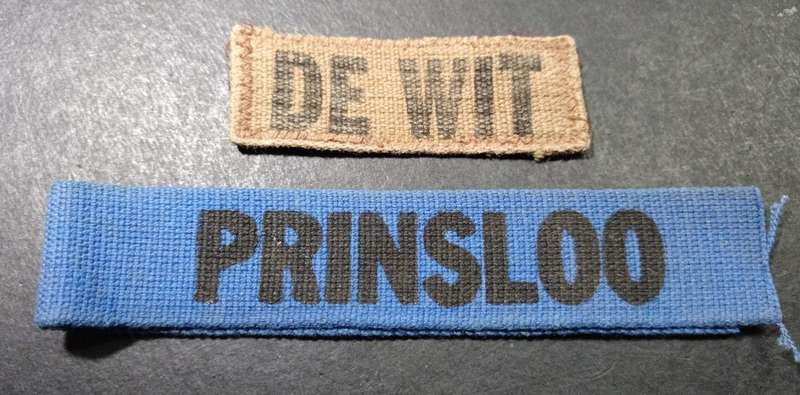 SADF - Name Tags