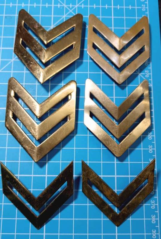 SADF - Metal Rank Chevron Lot