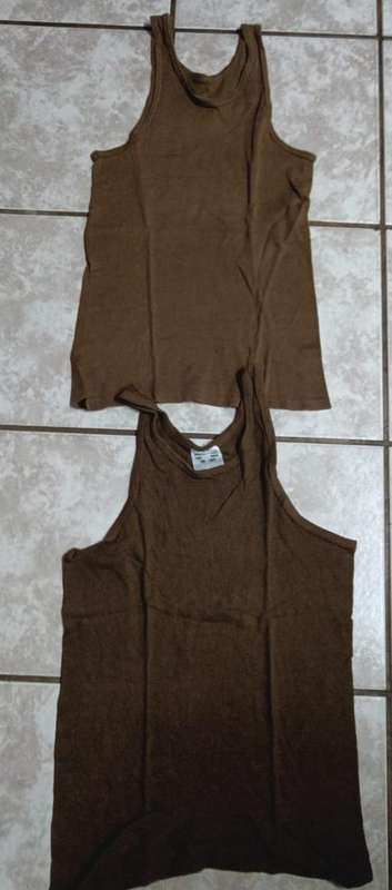 SADF - Collection of 5 Nutria PT Shirts and Vests ( See Images )