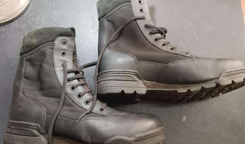 SAP Tactical Black Boots - Good Condition