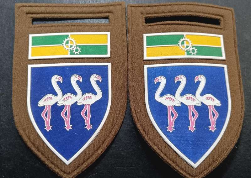 SADF - Brakpan Commando Tupper Flash Pair