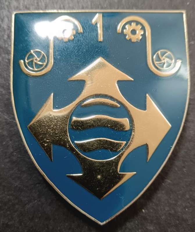 SADF - 1 Military Printing and Film Shoulder Flash