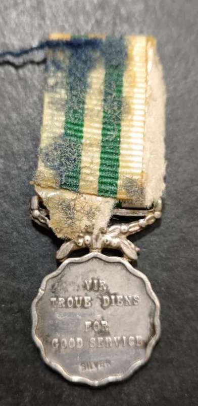 SADF - Good Service Medal - Miniature ( Silver )