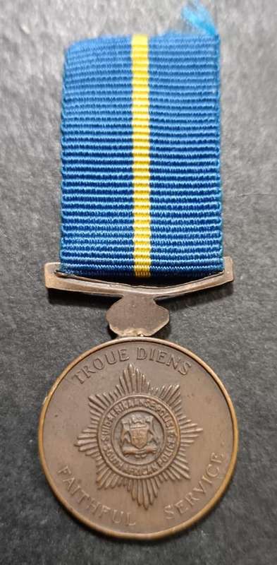 SAP Faithful Service Medal - Miniature