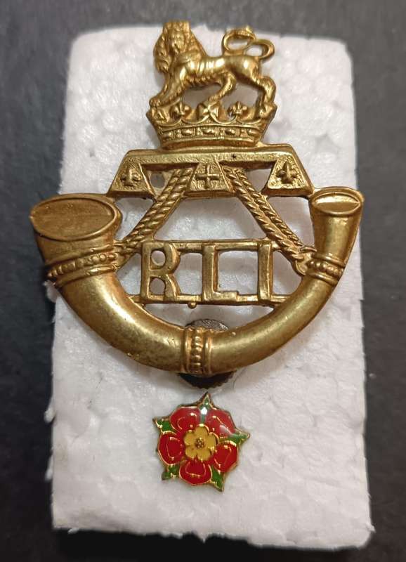SADF - Rand Light Infantry Cap Badge with Poppie Button Badge