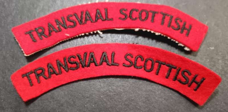 SADF - Transvaal Scottish Shoulder Titles