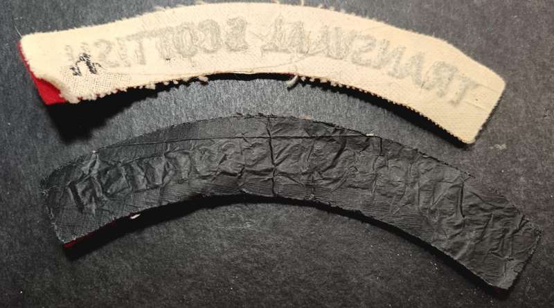 SADF - Transvaal Scottish Shoulder Titles
