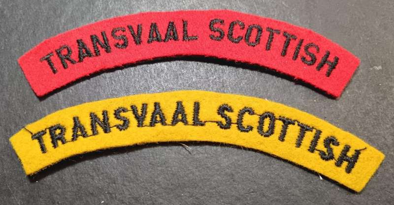 SADF - Transvaal Scottish Shoulder Titles